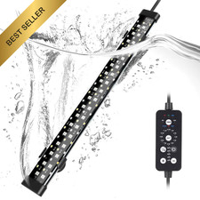 Hygger Submersible LED Aquarium Light 15 Inch 14W 24/7 Mode Fish Tank 16-27 In
