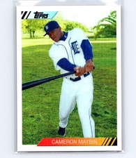 2008 Topps Chrome Trading Card History Refractor Cameron Maybin #TCHC14 /400