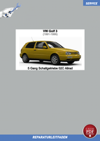 PDF VW Golf 3 1991-1999 Reparaturanleitung 5 Gang Schaltgetriebe 02C Allrad