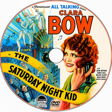 The Saturday Night Kid 1929 Comedy Romance DVD With Cover Art Clara Bow