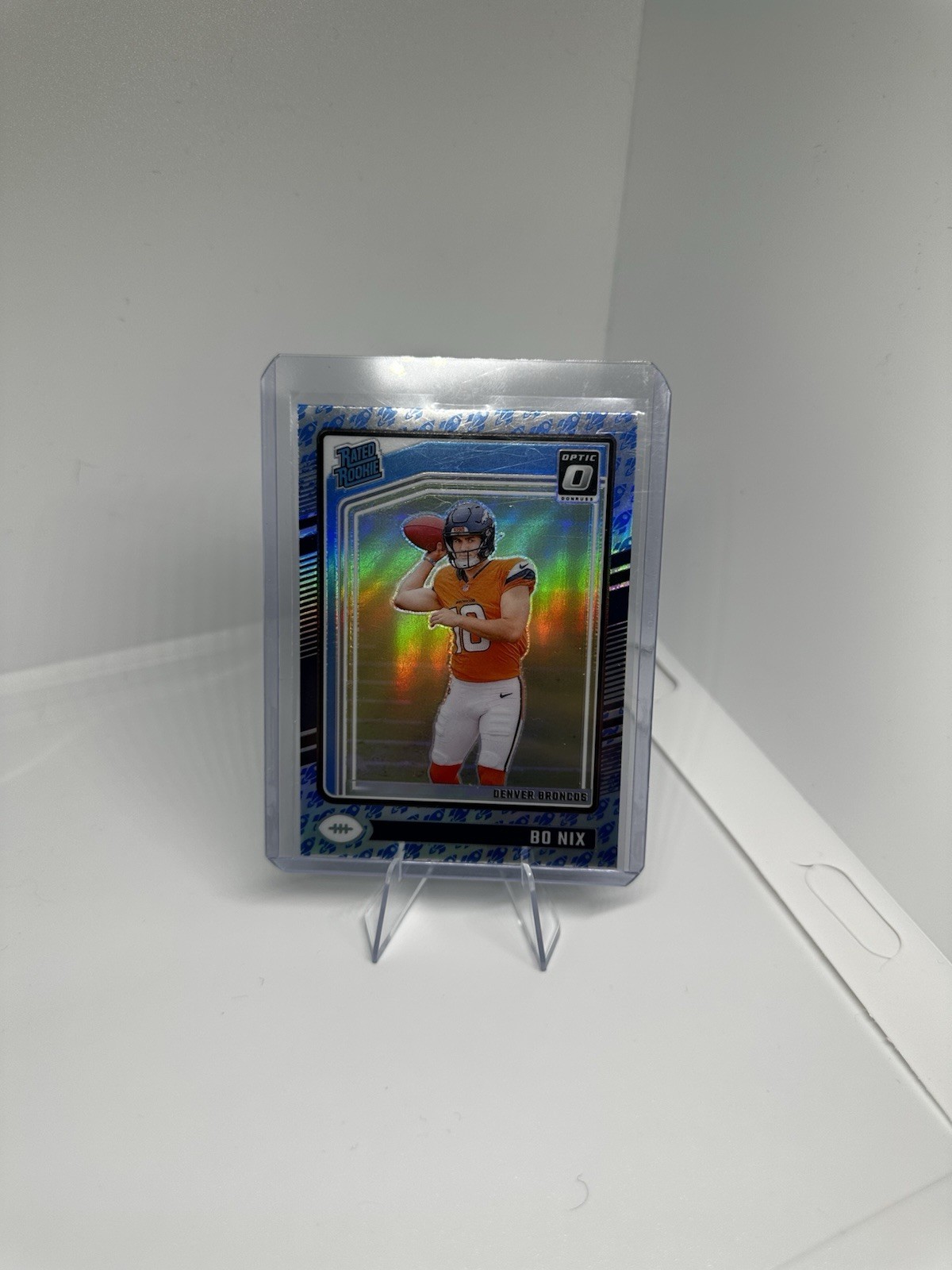 2024 Panini Donruss Optic - Rated Rookie Bo Nix #209 Rocket Prizm (RC)