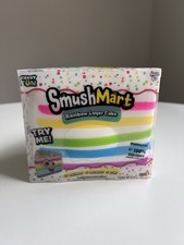 Smush Mart Rainbow Layer Cake RMS USA Crazy Fun JUMBO VIRAL Squishy Squeezy