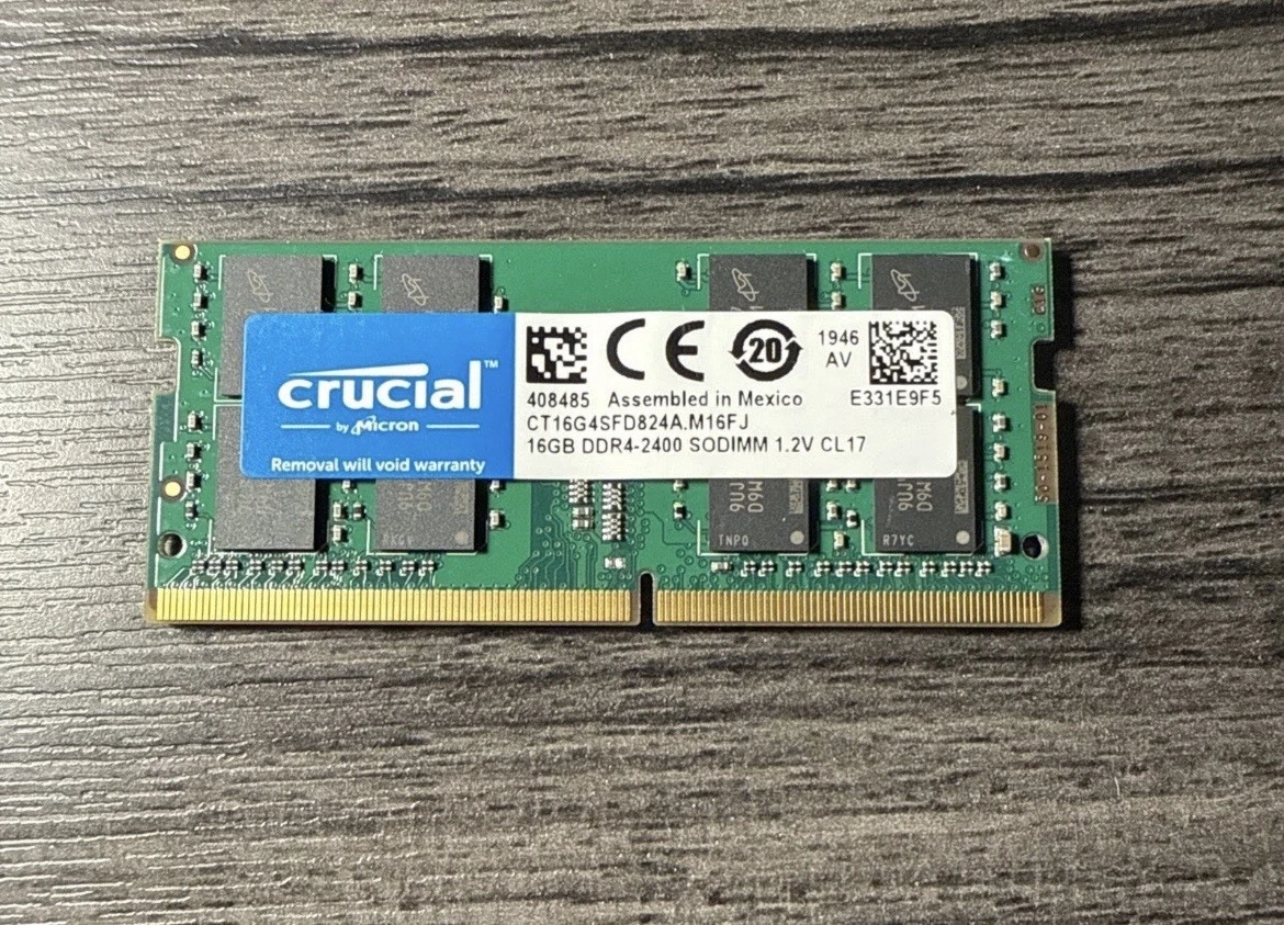 Crucial DDR4 SDRAM 16 GB Total Capacity Memory (RAM) for sale | eBay