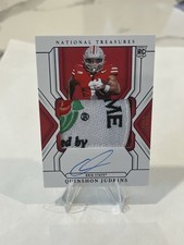 2025 National Treasures Collegiate Quinshon Judkins RC Rose Bowl Patch Auto 1/10