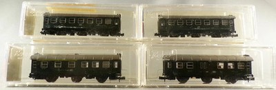 Roco 2 x 2250 2251 2252 Spur N Db 4 Wagen 3-achsig Epoche III neu ausgebaut