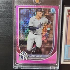 Aaron Judge 3-Card Lot Topps/Bowman Chrome #/199 Game-Used Relic, and Image Var.