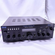 Pyle Wireless Bluetooth Power Amplifier System- 200W Dual Channel Sound Audio