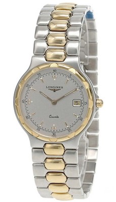 LONGINES Conquest 32MM Silver Dial Day-Date Two-Tone Men's Watch L1.614.3.72.7