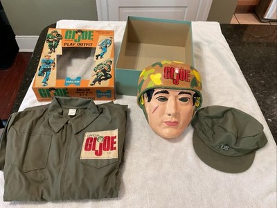 Vintage Halco GI-Joe Halloween costume in box 1960 s