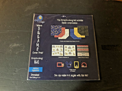 Disney Capture The Magic Where Dreams Come True Scrapbooking Kit NEW/SEALED