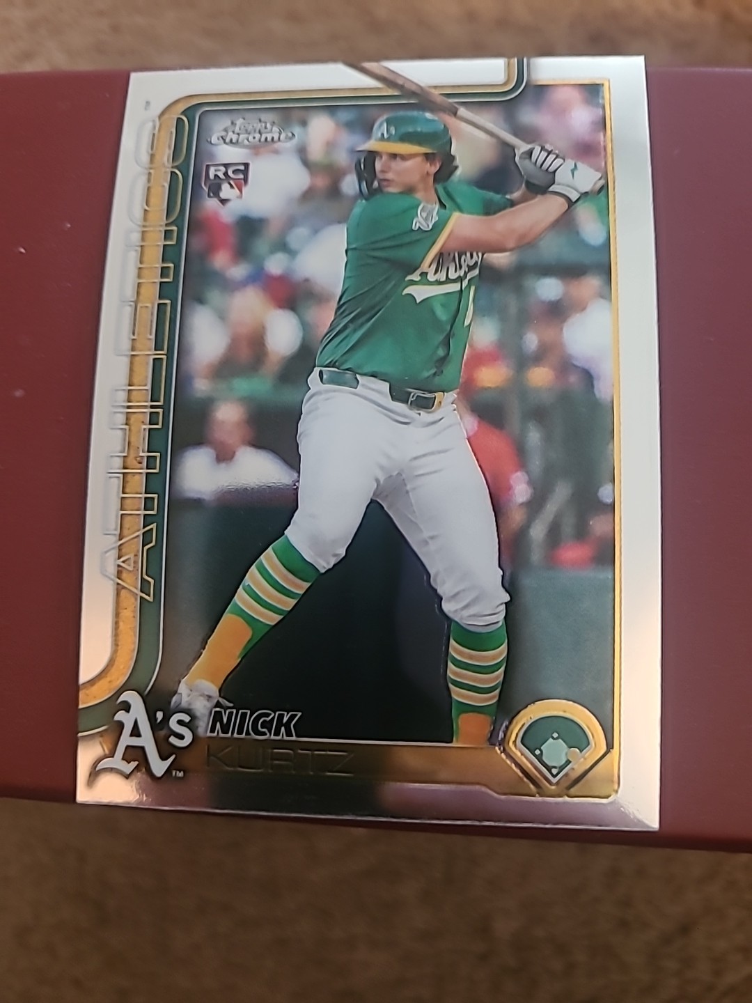 2025 Topps Update Series 1990 Topps Chrome Silver Pack Nick Kurtz #U90C-93