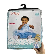 Disney Baby Costume Girls 12-18 Months Blue Cinderella Costume Disguise NWT
