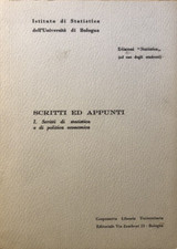 Istituto di Statistica Università di Bologna, scritti ed appunti Paolo Fortunati