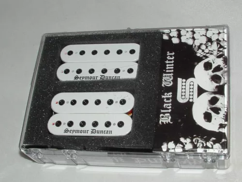 Seymour Duncan Black Winter Pickup Set Blackened Version WHITE  New  Warranty