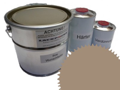 3 Liter Set 2K Bodenbeschichtung RAL 1020 Olivgelb Glanz Bodenfarbe Werkstatt
