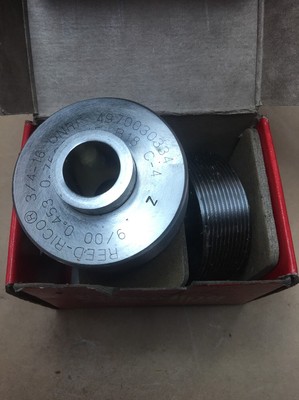 SET OF REED B18 C-4 THREAD ROLLING DIES 3/4-16 UNRF .750WF Free Shipping