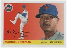 Marcus Stroman 2020 TOPPS ARCHIVES Base 1955 Design #12 Mets