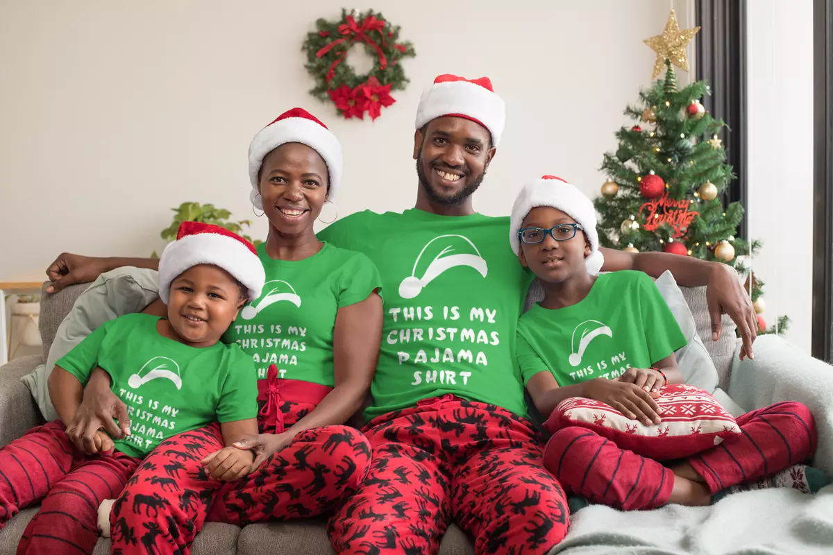 This is My Christmas Pajama Shirt Ugly Holiday Xmas Movie Party