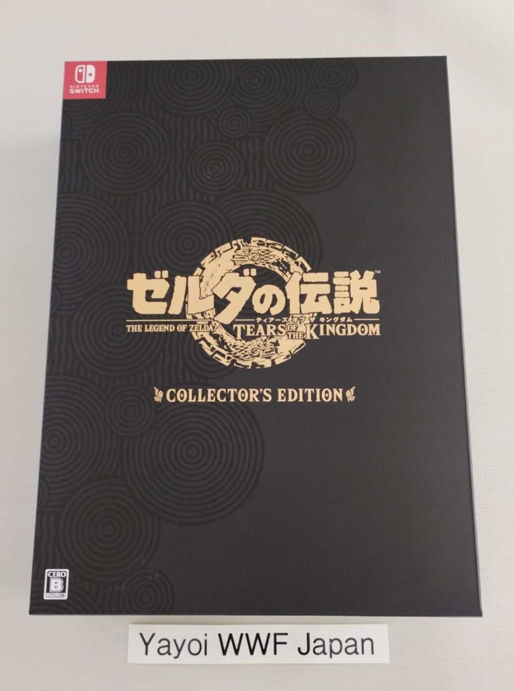Nintendo Switch Legend of Zelda Tears of the Kingdom Collector's Edition In hand-image