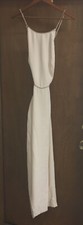 Womens Evening Gown ALCHEMY by Joo Mee New York. Cream , Rhinestone Sz6, a466