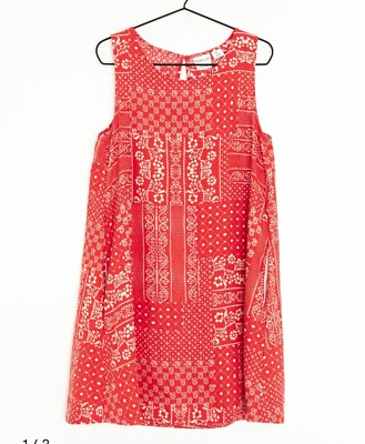 knee length dresses for ladies Saulay Square Neck Linen Midi Dress main image 0