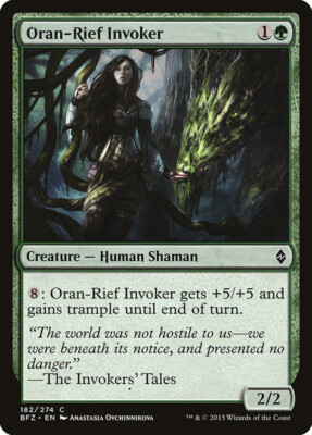 MTG Oran-Rief Invoker Battle for Zendikar 182/274 Regular Common Near Mint NM