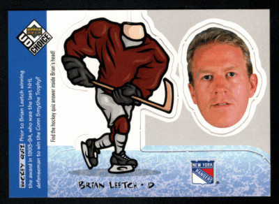 Assorted Brian Leetch Inserts & Parallels Finish Your Collection, You Pick