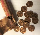 Uncirculated 1968D Pennies 1 roll of 50