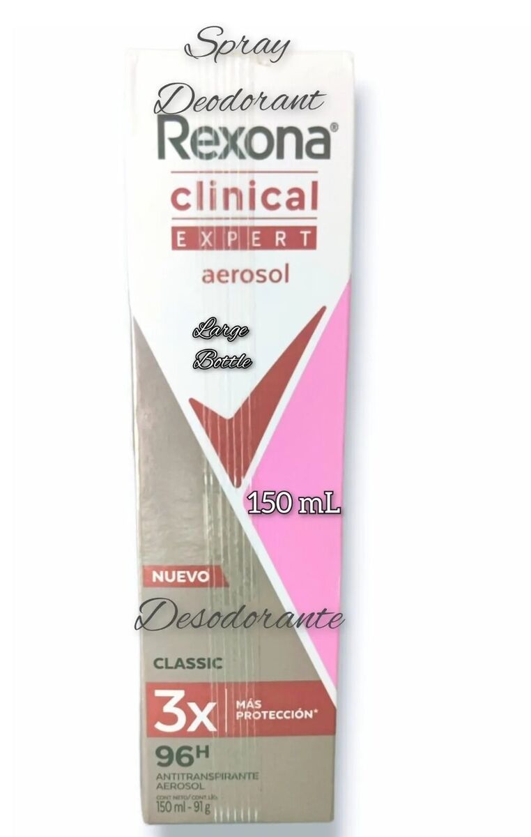 Antitranspirante Aerosol Classic Rexona Clinical 150ml