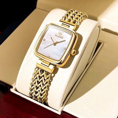Women's Watches Trend Waterproof Atmosphere Stainless Steel Quartz Wrist Watch
