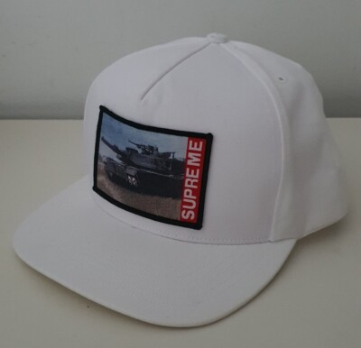 Baseball Cappello Supreme Bianco Cappello Bianco A Pannelli - Main Image