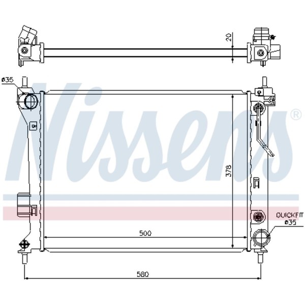 KüHler WasserküHler MotorküHler Passend FüR Hyundai I20 PB PBT 1.2 1.4 1.6-image