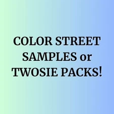Color Street Sample Packs Twosies Accent Nails New Retired HTF Exclusive