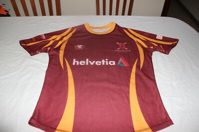 T-Shirt Vintage Rugby Helvetia Rugby Andalucia Marke Rugbier Größe M Nr 12