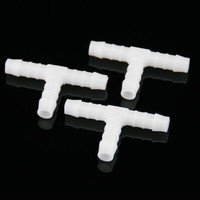 Benzinschlauchverbinder T- Form 6Mm Weiß Schlauchverbinder 3 StüCk