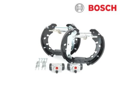 Brake shoe set kit SuperPro Bosch 0204114625 for Ford Puma
