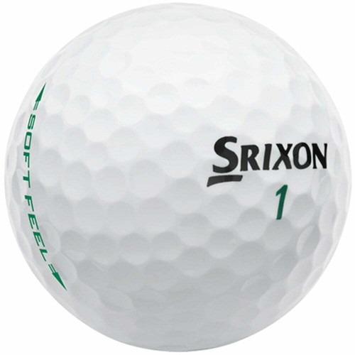 60 Pack White Srixon Soft Feel Used Golf Balls AAAA 4A Near Mint Bulk Balls