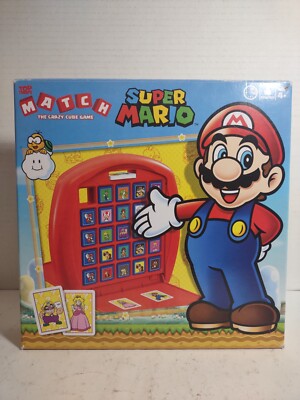 Nintendo Match Super Mario Game Crazy Cube Official Board Game Cardinal NIB 2020