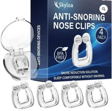 Anti Snoring Devices: Silicone Magnetic Snore Stopper- Lot Of 2 Boxes