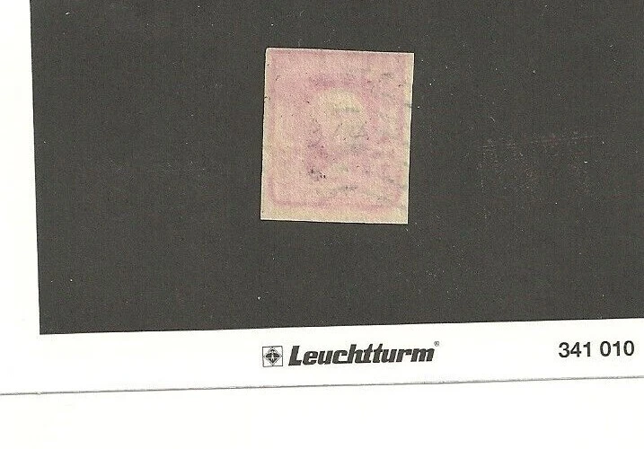 US Scott # 320d, type ll, 2 cent carmine imperf, 1908, cv $2500 - Image 2 of 2