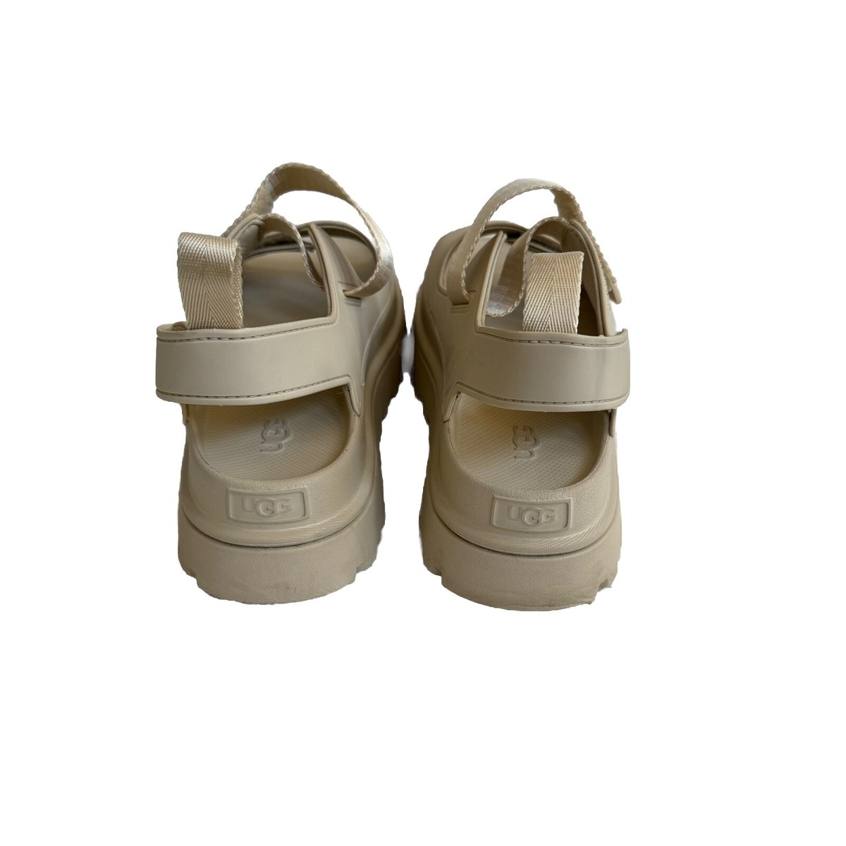 UGG GOLDENGLOW SEA SALT STRAPPY PLATFORM SANDALS US 10 / EU UGG GOLDENGLOW SEA SALT STRAPPY PLATFORM SANDALS US 10 / EU