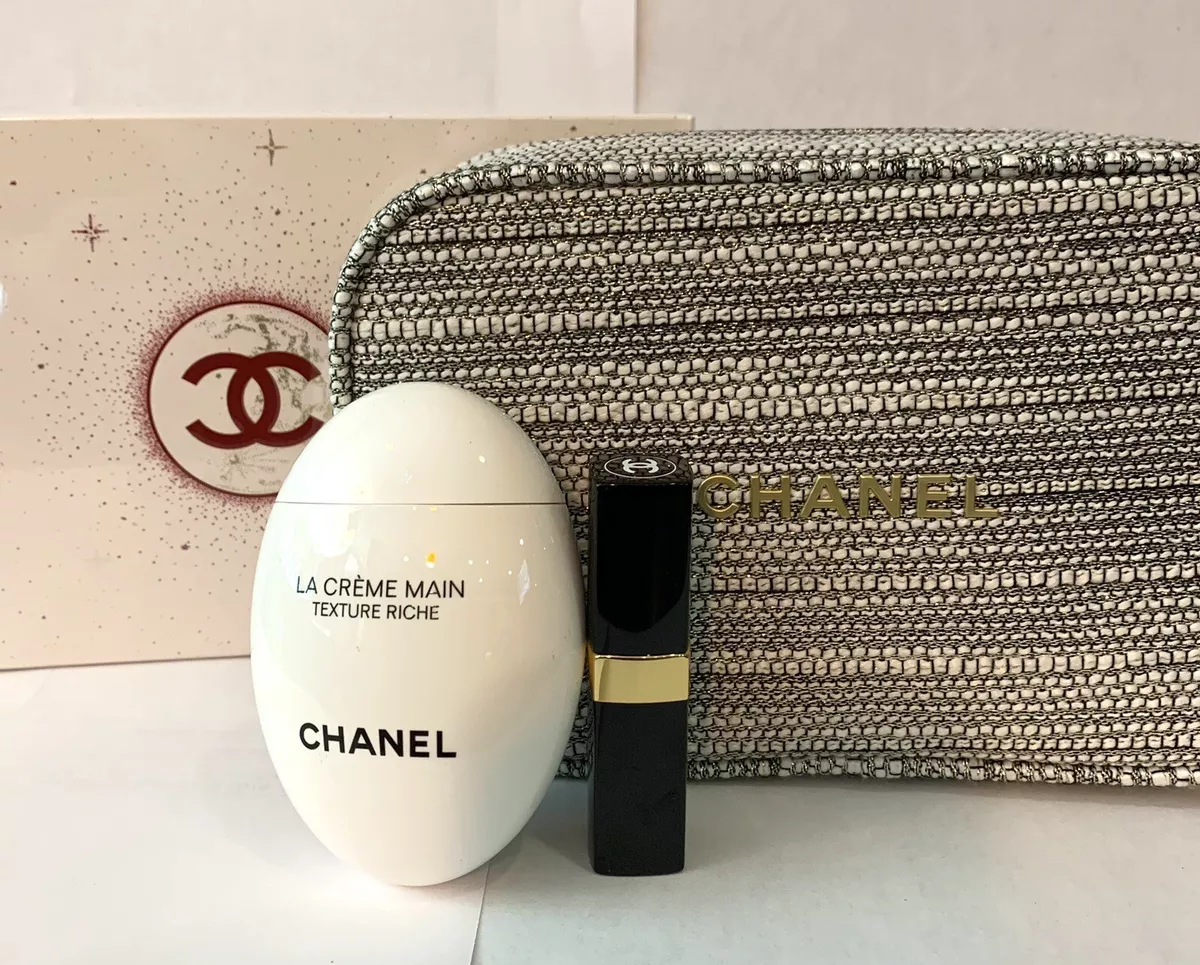 CHANEL Holiday 2022 Hydration On-Hand Essentials gift Set (hand cream, lip  balm)