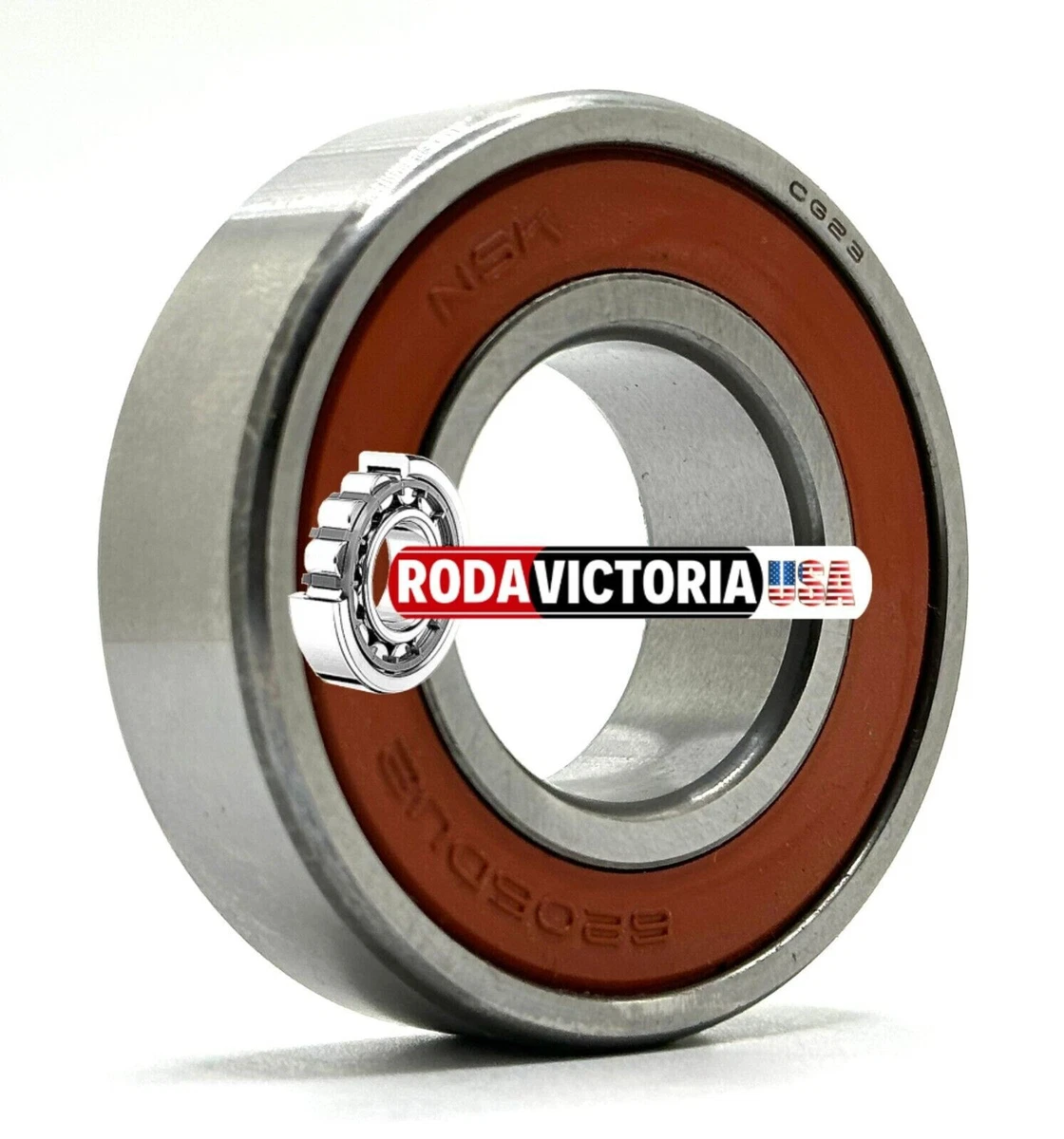 NSK 6205 DDU DEEP GROOVE BALL BEARING RUBBER SEALED 25x52x15mm 6205 2RS NO BOX