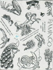 Unmounted Rubber Stamp Plate, Unmounted/Uncut Pink Rubber Stamps