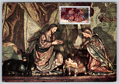 c1960s BIRTH OF THE 18TH CENTURY WORK BY PEDRO DUQUE CORNEJO Vintage Postcard