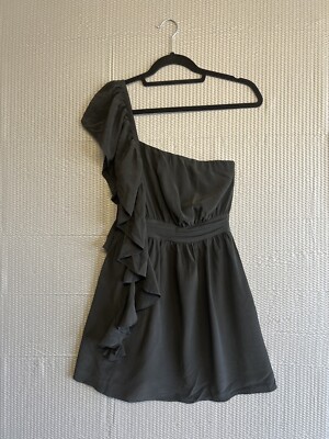 bebe black ruffle dress Lace Maxi With Ruffle Dress Black