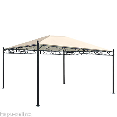 3x3 4x3 4x4 5x3 m PAVILLON GARTEN TERRASSE SONNENSCHUTZ PERGOLA SONNENSEGEL  | eBay.de