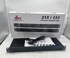 DBX 215 Graphic Equalizer Professional Products Tested Rack Mount 15 Band NEW