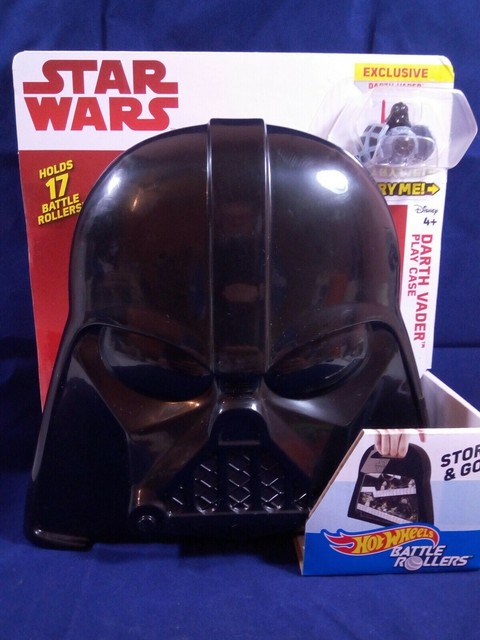 Hot Wheels Star Wars Darth Vader Battle Rollers Store And Go Sealed TIE Advanced | eBay