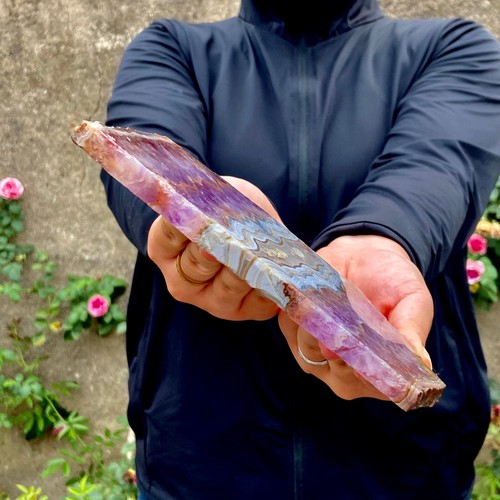 373G Natural Crystal Agate Amethyst Quartz Amethyst Flake Mineral - Picture 6 of 14